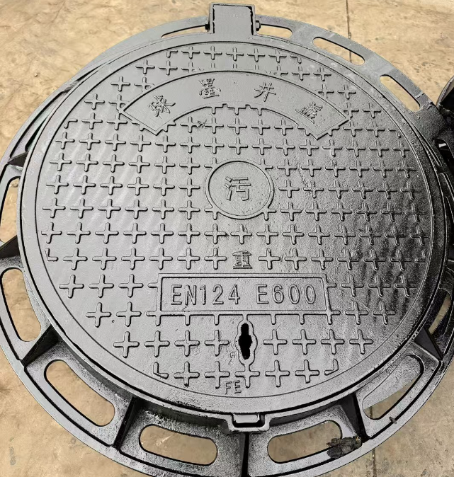 盖州球墨铸铁五防井盖展示